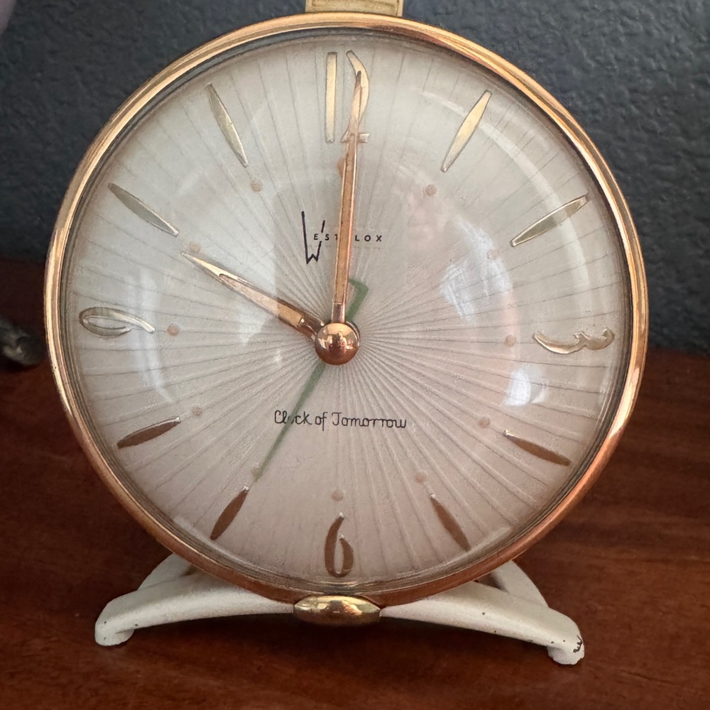 Vintage Westclox Clock of Tomorrow MCM alarm clock
